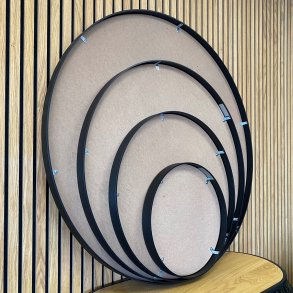 Ramme 60 (sort/brstet alu)