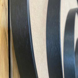 Ramme 100 (sort/brstet alu)