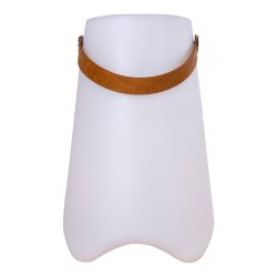 Bristol LED vinkler m. strop, hvid (genopladeligt batteri)