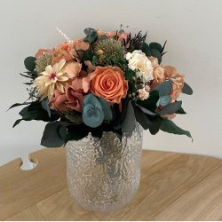 Rokokko buket i smykke brndte farver begrnset antal 