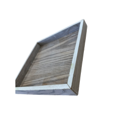 0. Firkantet trramme hvidolieret LILLE