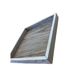 0. Firkantet trramme hvidolieret LILLE