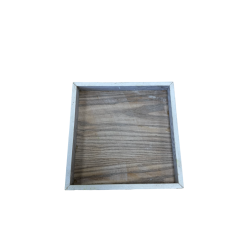 0. Firkantet trramme hvidolieret LILLE