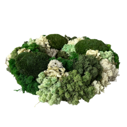 ! 7. / Mos-kit m. halmkrans (Hortensia) --- DO-IT-YOURSELF