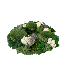 ! 5. / Mos-kit m. halmkrans (Skovbund) --- DO-IT-YOURSELF