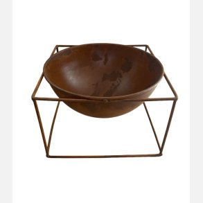  Kube Planteskl i rust ml 21x13 cm