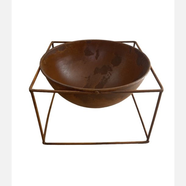  Kube Planteskl i rust ml 21x13 cm