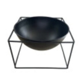 Kube Planteskl i sort ml 21x13 cm