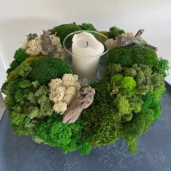 ! 5. / Mos-kit m. halmkrans (Skovbund) --- DO-IT-YOURSELF